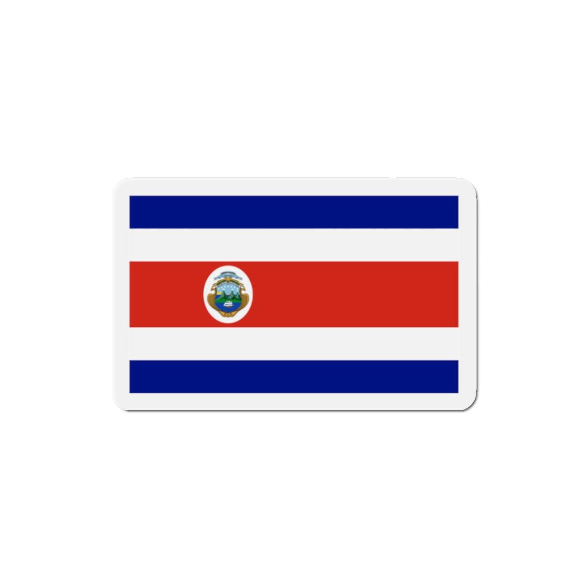 Aimant Drapeau du Costa Rica en plusieurs taiiles - Pixelforma