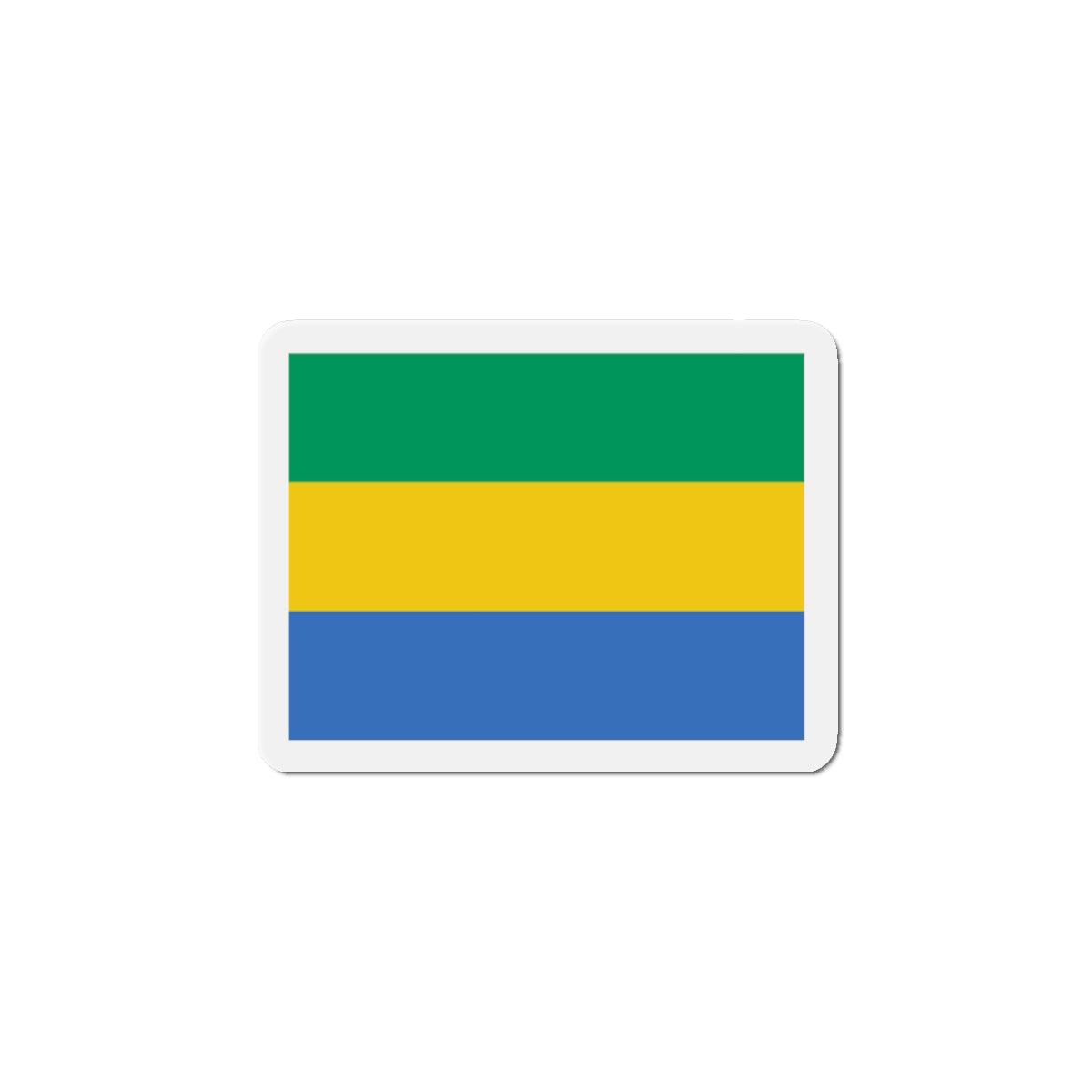 Aimant Drapeau du Gabon en plusieurs taiiles - Pixelforma