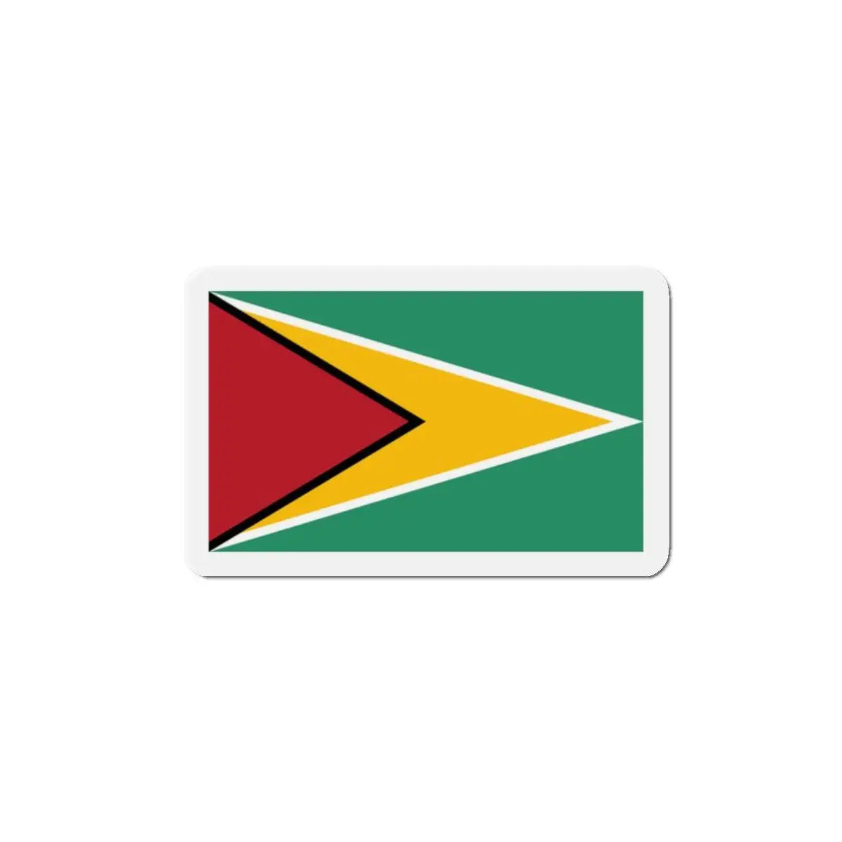 Aimant Drapeau du Guyana en plusieurs taiiles - Pixelforma 