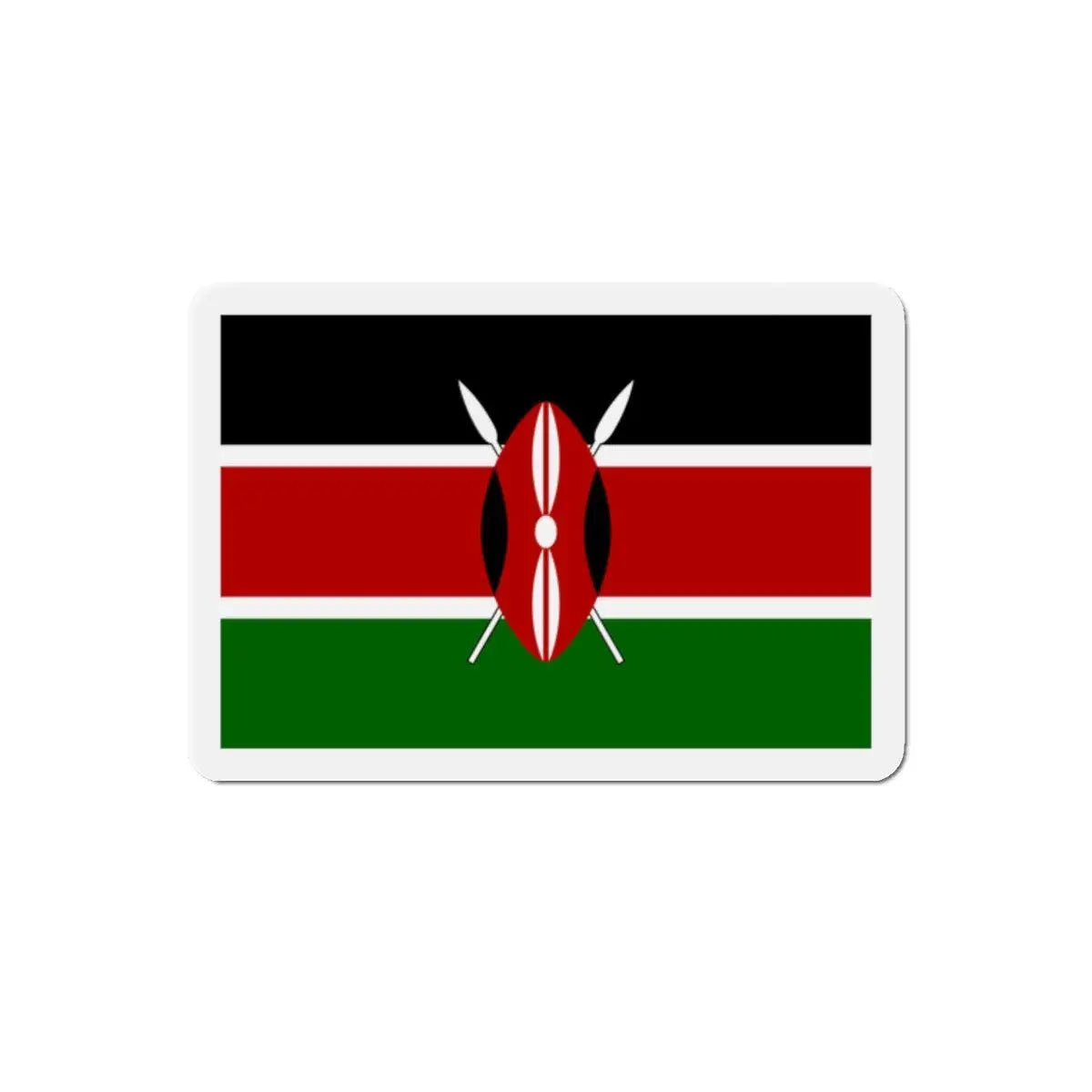 Aimant Drapeau du Kenya en plusieurs taiiles - Pixelforma 