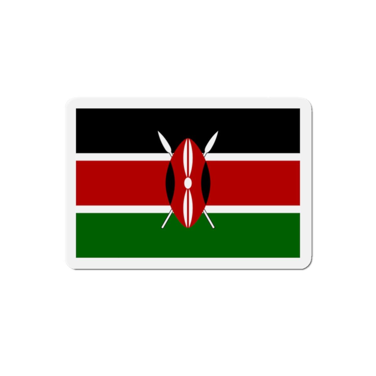 Aimant Drapeau du Kenya en plusieurs taiiles - Pixelforma 