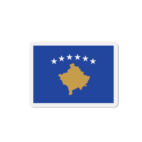 Aimant Drapeau du Kosovo en plusieurs taiiles - Pixelforma 
