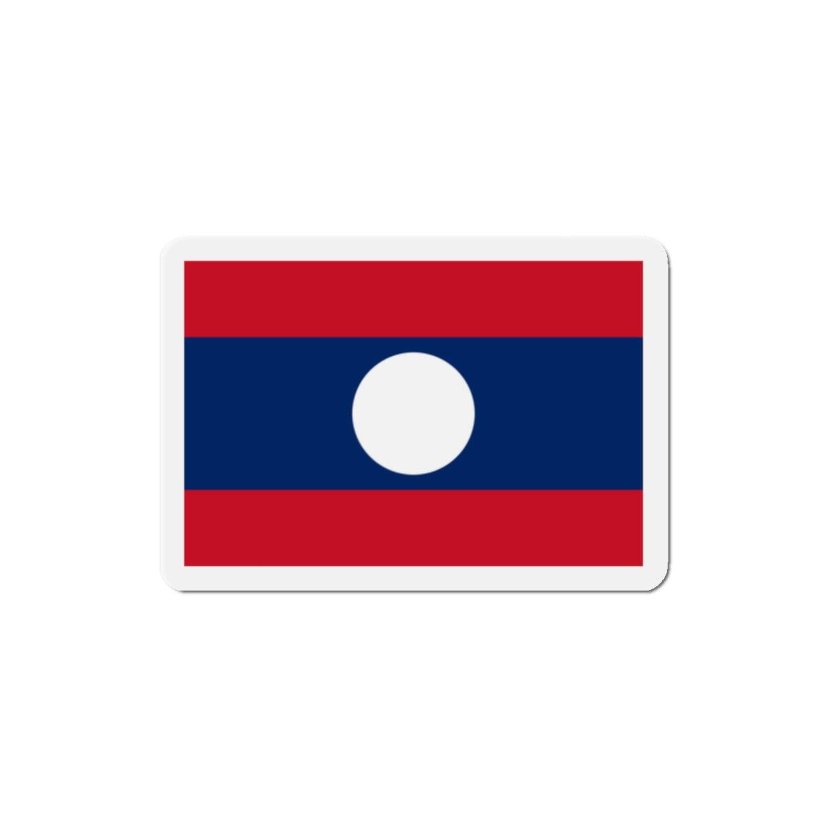 Aimant Drapeau du Laos en plusieurs taiiles - Pixelforma