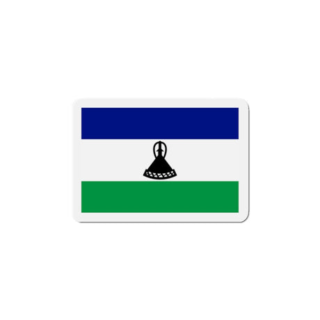 Aimant Drapeau du Lesotho en plusieurs taiiles - Pixelforma