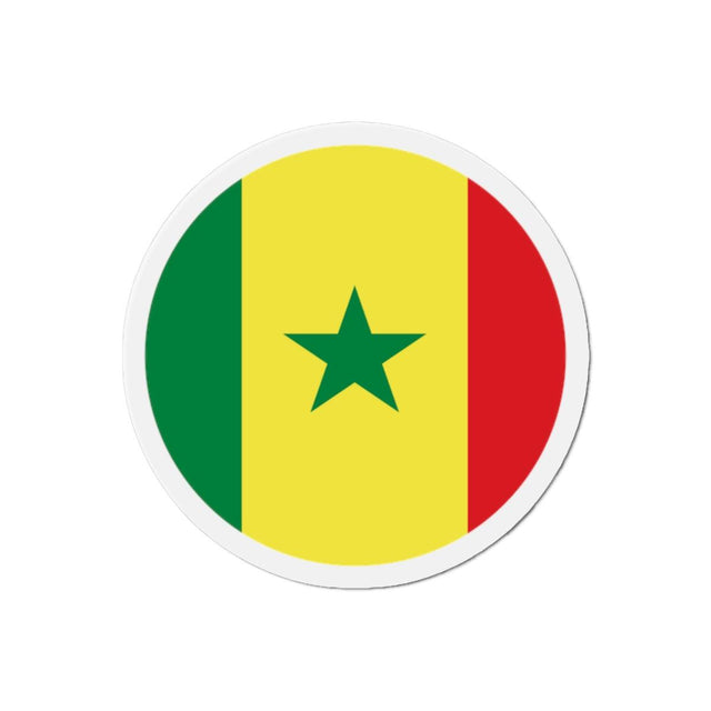 Aimant Drapeau du Sénégal en plusieurs tailles - Pixelforma 