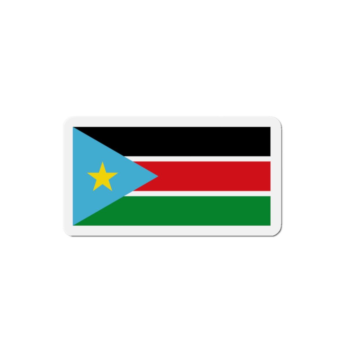 Aimant Drapeau du Soudan du Sud en plusieurs taiiles - Pixelforma 