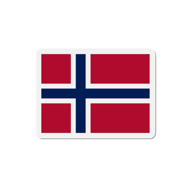 Aimant Drapeau du Svalbard et de Jan Mayen en plusieurs taiiles - Pixelforma