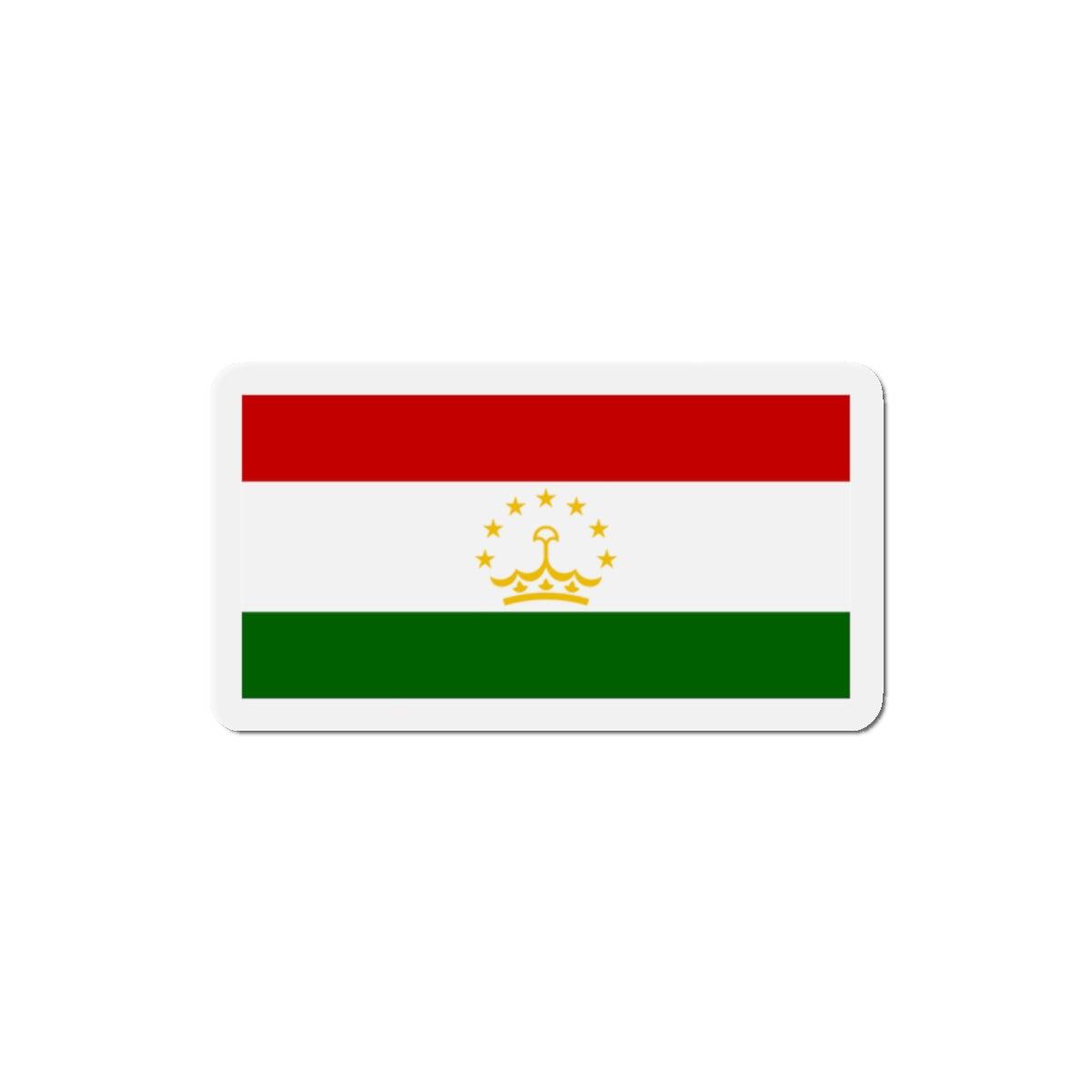 Aimant Drapeau du Tadjikistan en plusieurs taiiles - Pixelforma 