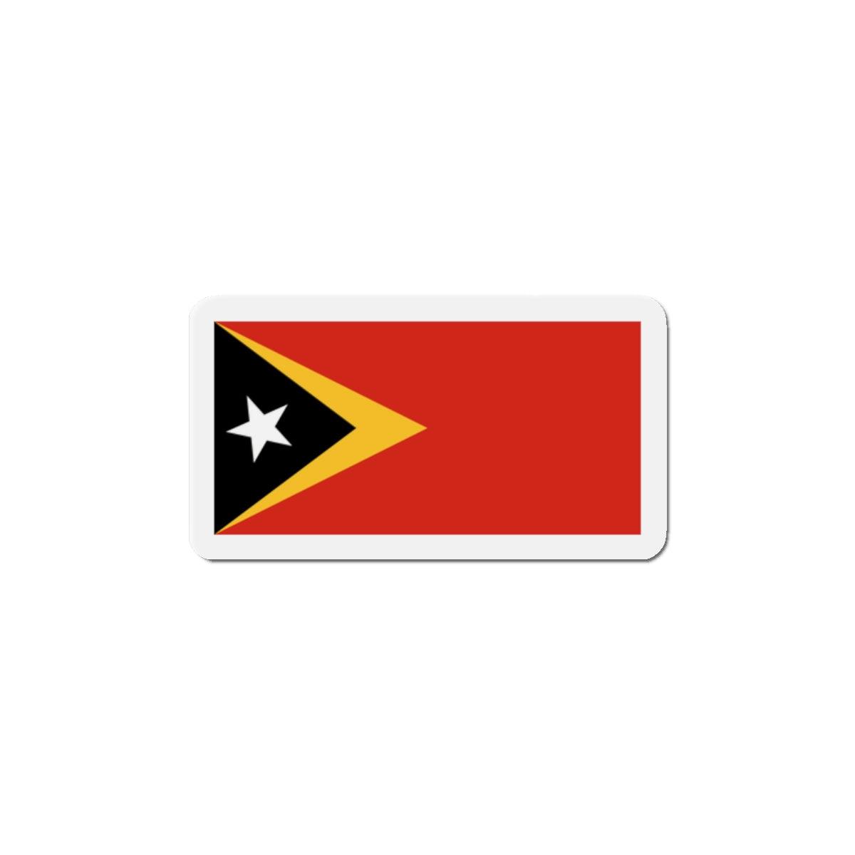 Aimant Drapeau du Timor oriental en plusieurs taiiles - Pixelforma