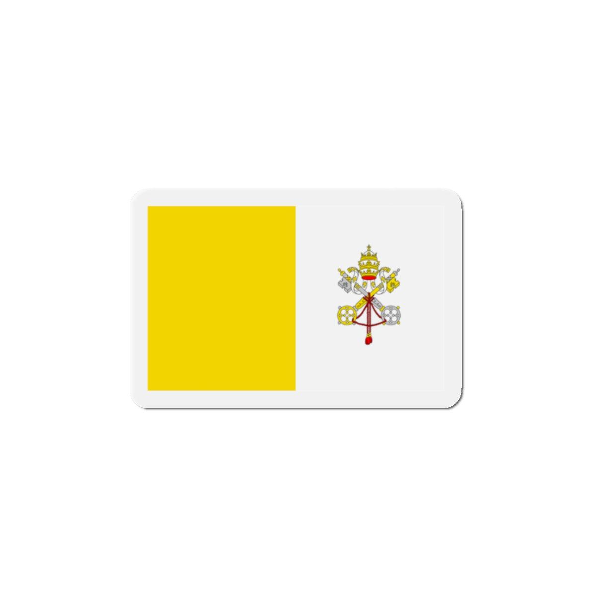 Aimant Drapeau du Vatican en plusieurs taiiles - Pixelforma