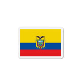 Aimant drapeau équateur forme rectangulaire décoratif