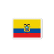 Aimant drapeau équateur forme rectangulaire décoratif