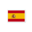 Aimant drapeau espagne forme rectangulaire décoratif
