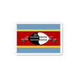 Aimant drapeau eswatini forme rectangulaire décoratif