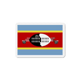 Aimant drapeau eswatini forme rectangulaire décoratif