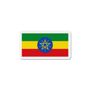 Aimant drapeau éthiopie rectangulaire décoratif coloré