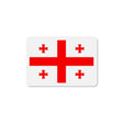 Aimant drapeau géorgie forme rectangulaire décoratif
