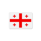 Aimant drapeau géorgie forme rectangulaire décoratif