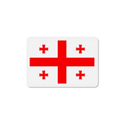 Aimant drapeau géorgie forme rectangulaire décoratif