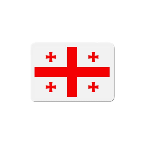 Aimant drapeau géorgie forme rectangulaire décoratif