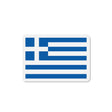 Aimant drapeau grèce rectangulaire couleur bleu blanc