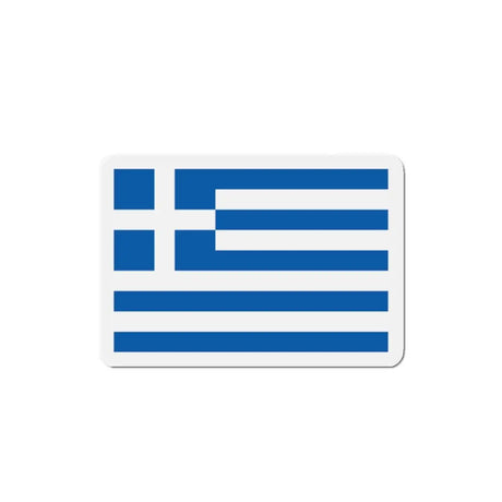 Aimant drapeau grèce rectangulaire couleur bleu blanc