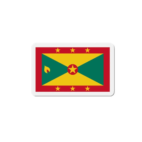 Aimant drapeau grenade forme rectangulaire décoratif