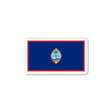 Aimant drapeau guam forme rectangulaire aspect décoratif