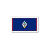 Aimant drapeau guam forme rectangulaire aspect décoratif