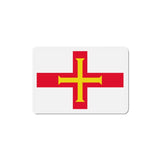 Aimant drapeau guernesey rectangulaire décoratif magnet