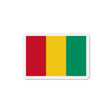 Aimant drapeau guinée rectangulaire métal décoratif