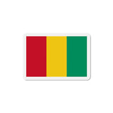 Aimant drapeau guinée rectangulaire métal décoratif