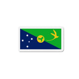 Aimant drapeau île christmas forme rectangulaire magnétique