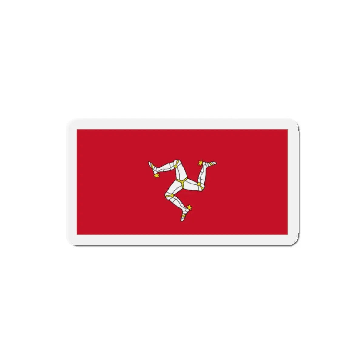 Aimant drapeau île de man rectangulaire décoratif