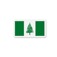 Aimant drapeau île norfolk forme rectangulaire décoratif