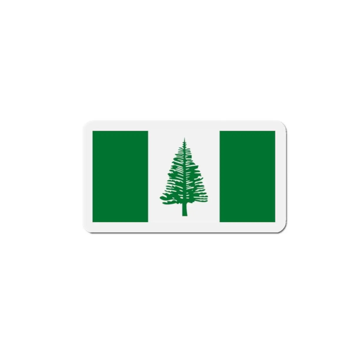 Aimant drapeau île norfolk forme rectangulaire décoratif