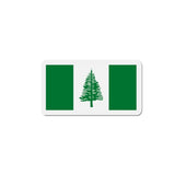 Aimant drapeau île norfolk forme rectangulaire décoratif
