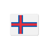 Aimant drapeau îles féroé forme rectangulaire décoratif