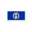 Aimant drapeau îles mariannes forme rectangulaire déco