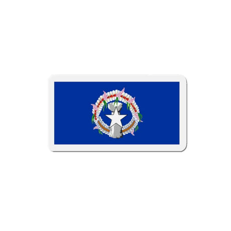 Aimant drapeau îles mariannes forme rectangulaire déco