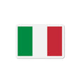 Aimant drapeau italie forme rectangulaire finition brillante
