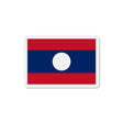 Aimant drapeau laos forme rectangulaire magnet décoratif