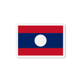 Aimant drapeau laos forme rectangulaire magnet décoratif