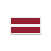 Aimant drapeau lettonie forme rectangulaire décoratif