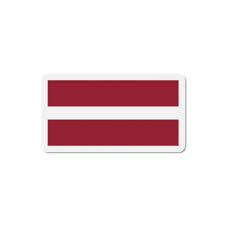 Aimant drapeau lettonie forme rectangulaire décoratif