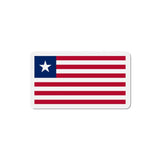 Aimant drapeau liberia rectangulaire pour surface métallique