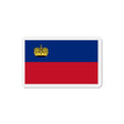 Aimant drapeau liechtenstein rectangulaire décoratif