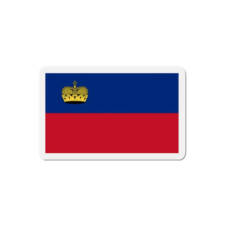 Aimant drapeau liechtenstein rectangulaire décoratif