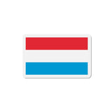 Aimant drapeau luxembourg rectangulaire décoratif coloré