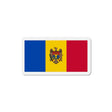 Aimant drapeau moldavie forme rectangulaire décoratif